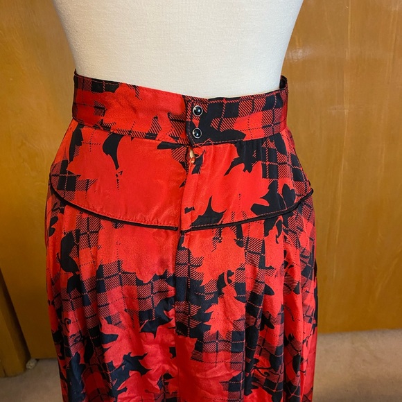Vintage Miss Rodeo America Red and Black Blouse and Skirt size 7/8 - Picture 12 of 15